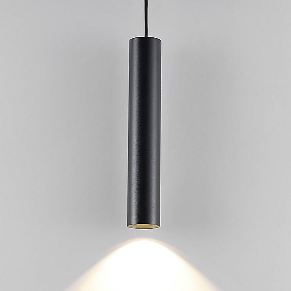 Hängeleuchte CAN, schwarz, Höhe 35 cm, Ø 6 cm, Metall, GU10 günstig online kaufen