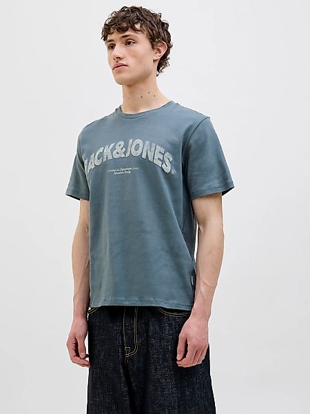 Jack & Jones T-Shirt "JORALMERIA BOLD BRANDING TEE SS CN", mit Logo Druck günstig online kaufen