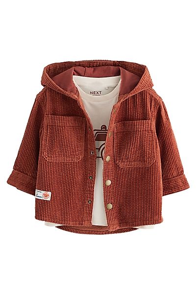 Next Outdoorhemd Cordjacke mit Kapuze und günstig online kaufen