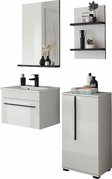 INOSIGN Badmöbel-Set "Cantara, Bad im modernen Design, 4-teiliges Badezimme günstig online kaufen