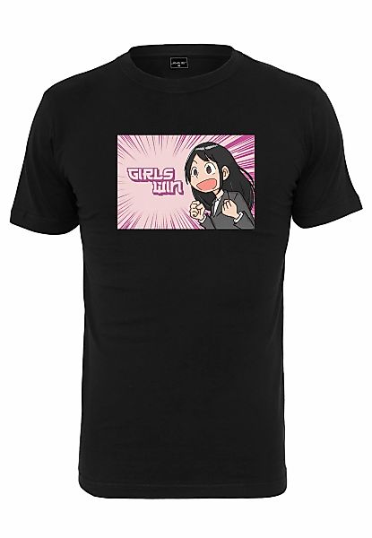 MisterTee Kurzarmshirt "MisterTee Damen Ladies Girls Win Tee", (1 tlg.) günstig online kaufen