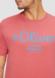 s.Oliver T-Shirt mit Logo-Print Rundhals, kurzarm günstig online kaufen