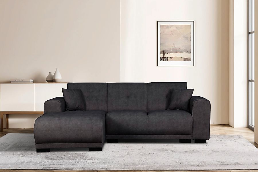 Home affaire Ecksofa "Langeland L-Form", incl. 2 Zierkissen, Recamiere wahl günstig online kaufen