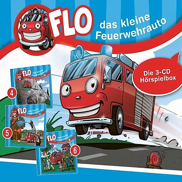 Gerth Medien Hörspiel CD-Box 2: Flo, das kleine Feuerwehrauto (Folgen 4-6) günstig online kaufen