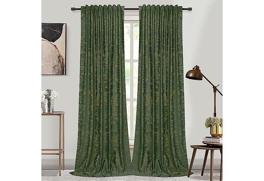 BTTO V&G Verdunkelungsvorhang Verdunklungsvorhang,Vorhang Blickdicht Samtvo günstig online kaufen