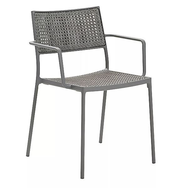 Cane-Line - Less Sessel stapelbar - hellgrau/Sitzschale Cane-line French We günstig online kaufen