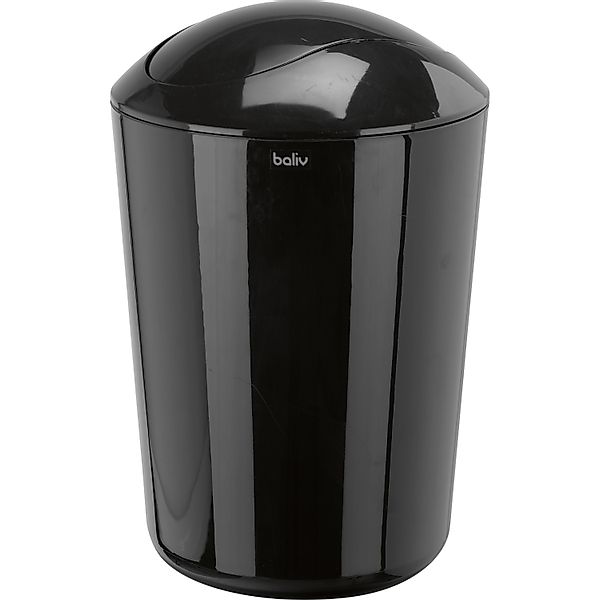 baliv Kosmetikeimer 6 l Schwarz Glänzend günstig online kaufen