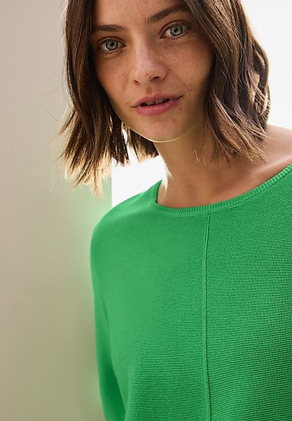 CECIL Strickpullover mit 3/4-Arm und Rundhals günstig online kaufen