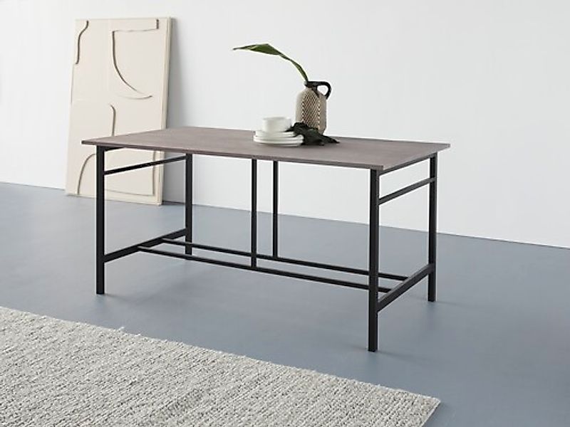 Home affaire Esstisch »Sare« mit Echtholzfurnier aus Eiche günstig online kaufen