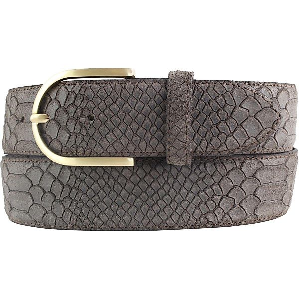 BELTINGER Ledergürtel Damen-Gürtel mit Pythonprägung 4 günstig online kaufen