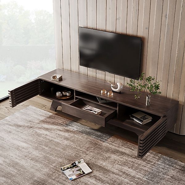 Odikalo TV-Schrank TV-Bank Fernsehschrank Lowboard Medienschrank günstig online kaufen