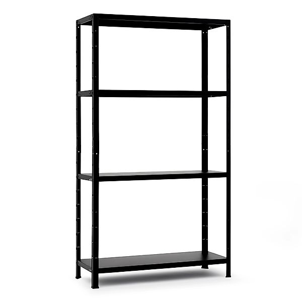 Schulte Steck-Grundregal 180 cm x 100 cm x 40 cm Schwarz günstig online kaufen