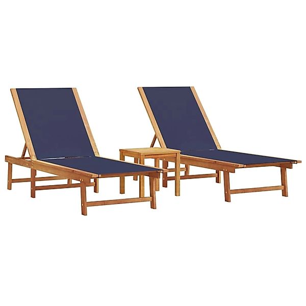 vidaXL Gartenliege Sonnenliegen 2 Stk. mit günstig online kaufen