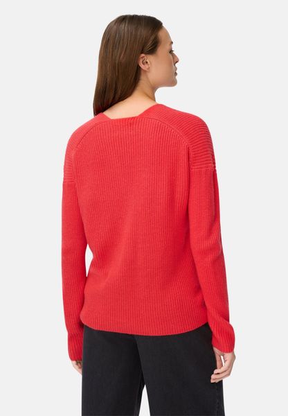 camel active Strickpullover mit V-Ausschnitt Langarm günstig online kaufen