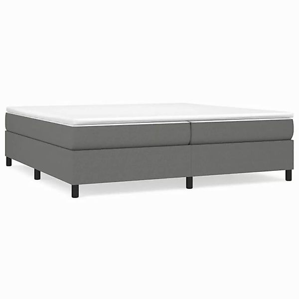 vidaXL Boxspringbett mit Matratze Dunkelgrau 200x200 cm Stoff1387669 günstig online kaufen