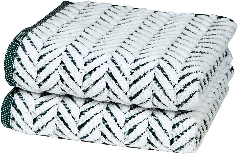 ROSS Handtücher Sensual 9002, Frottier (2-St), im Zopfmusterstil günstig online kaufen