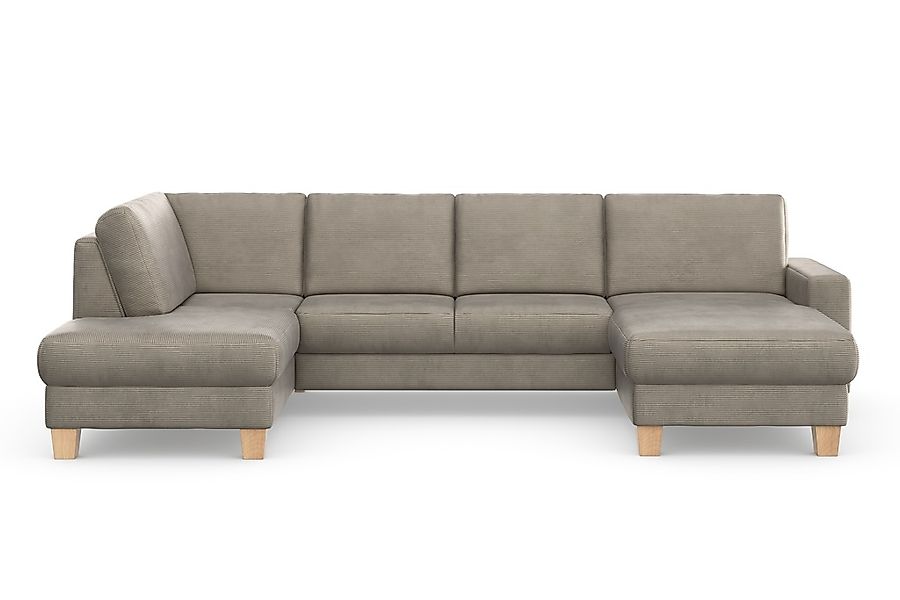 Home affaire Wohnlandschaft "Summer U-Form", mit oder ohne Bettfunktion und günstig online kaufen