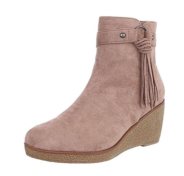 Ital-Design Damen Freizeit Keilstiefelette (87108707) Keilabsatz/Wedge High günstig online kaufen