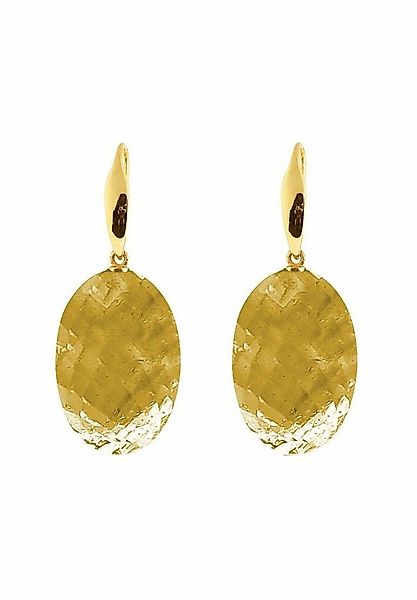 Gemshine Paar Ohrhänger Citrin Ovalee günstig online kaufen