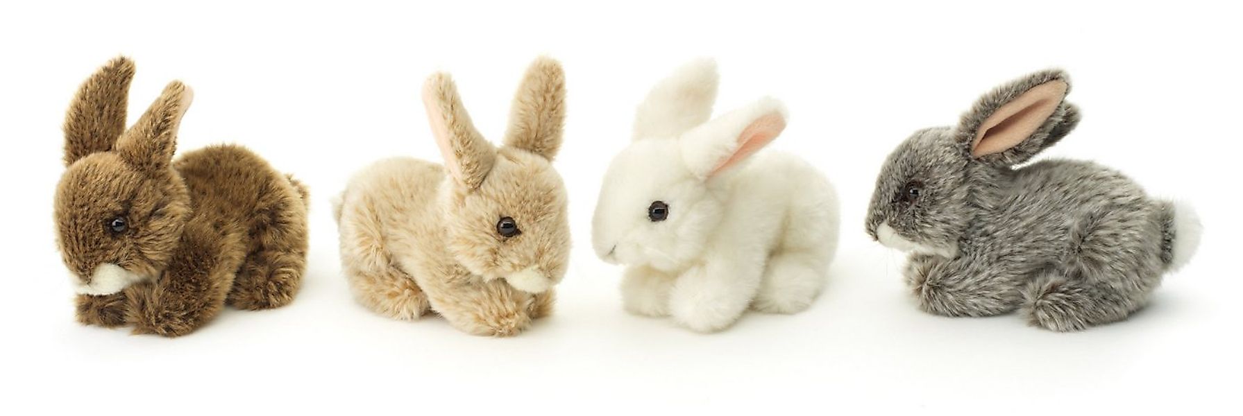 Uni-Toys Kuscheltier Hase, liegend - versch. Farben - 18 cm - Plüsch-Kaninc günstig online kaufen