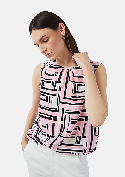 comma casual identity Blusentop Ärmellose Bluse günstig online kaufen