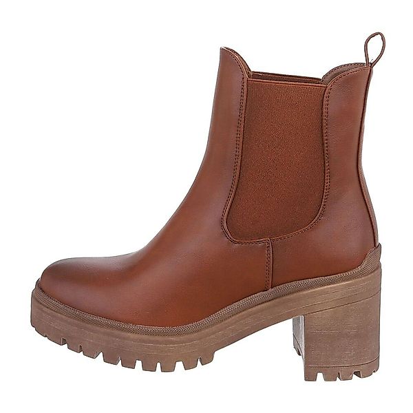 Ital-Design Damen Chelsea Freizeit Plateaustiefelette (84338075) günstig online kaufen