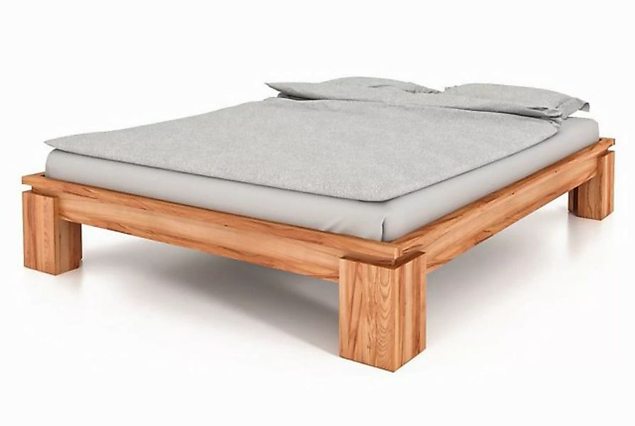 byoak Bett VINCI 120 x 190 aus Massivholz, ohne Kopfteil, Naturgeölt günstig online kaufen