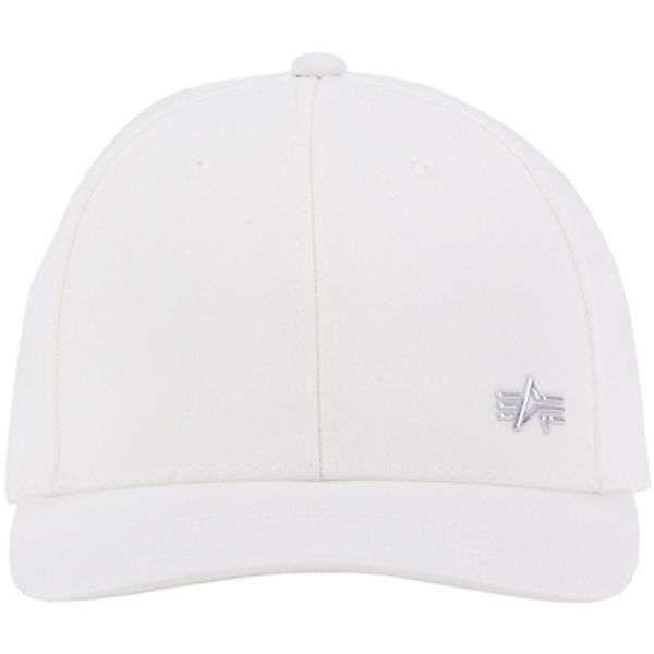 Alpha Industries  Schirmmütze Metal Label Cap - white/metalsilver günstig online kaufen