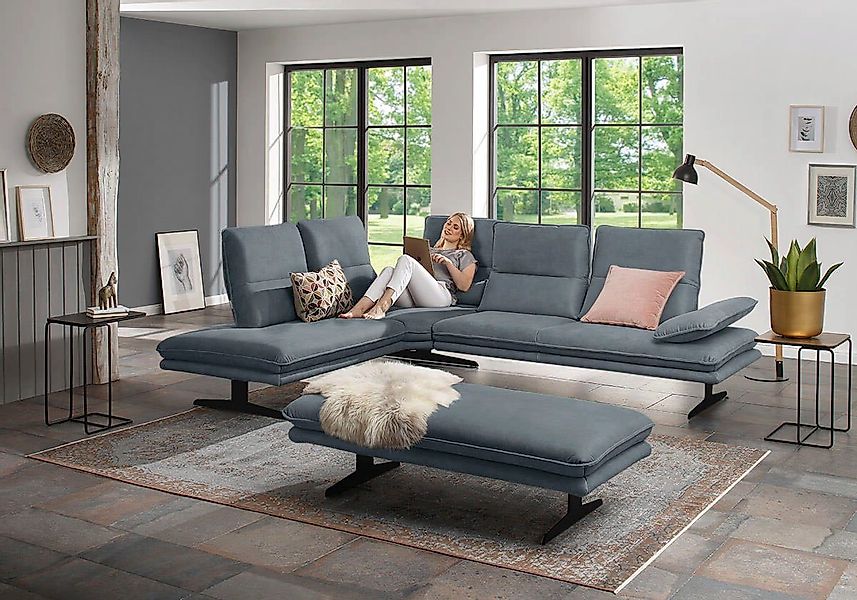 W.SCHILLIG Ecksofa broadway, Designsofa, toller Sitzkomfort, günstig online kaufen