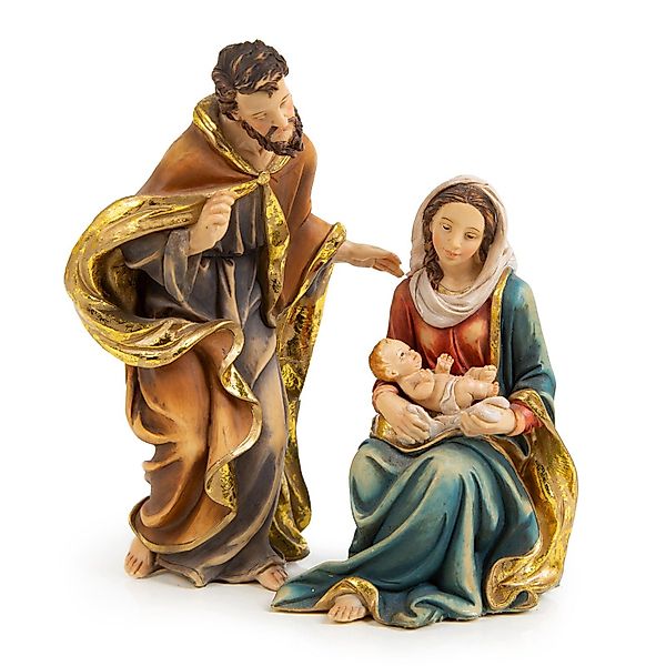 Logbuch-Verlag Dekofigur Heilige Familie Weihnachtskrippe - günstig online kaufen