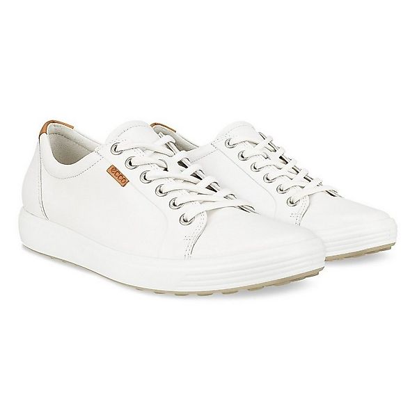 Ecco Soft 7 (Vollnarbenleder) weiss Damen Sneaker günstig online kaufen