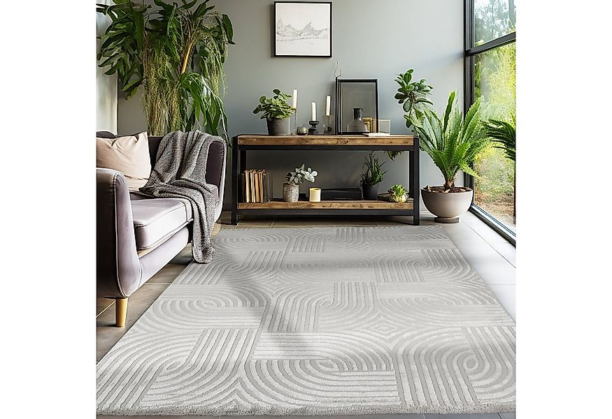 SIMPEX24 Designteppich Skandinavisches Boho Design, Läufer, Höhe: 12 mm, Te günstig online kaufen