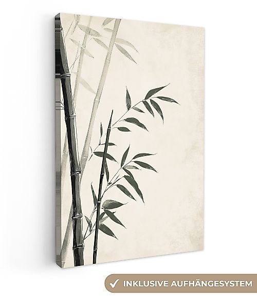 OneMillionCanvasses® Leinwandbild Japandi - Bambus - günstig online kaufen