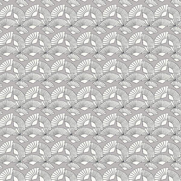 PROFHOME 378471-GU Grafik Tapete metallische Akzente Grau Silber Weiß 0,53 günstig online kaufen