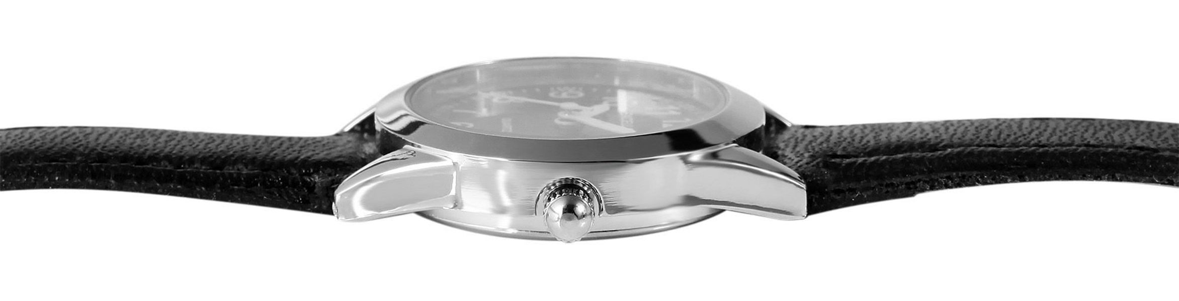 Excellanc Quarzuhr 1900289 mit Lederimitat, Mineralglas, günstig online kaufen