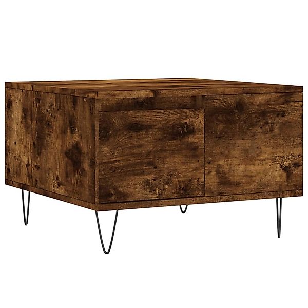 vidaXL Couchtisch Räuchereiche 55x55x36,5 cm Holzwerkstoff 830761 günstig online kaufen
