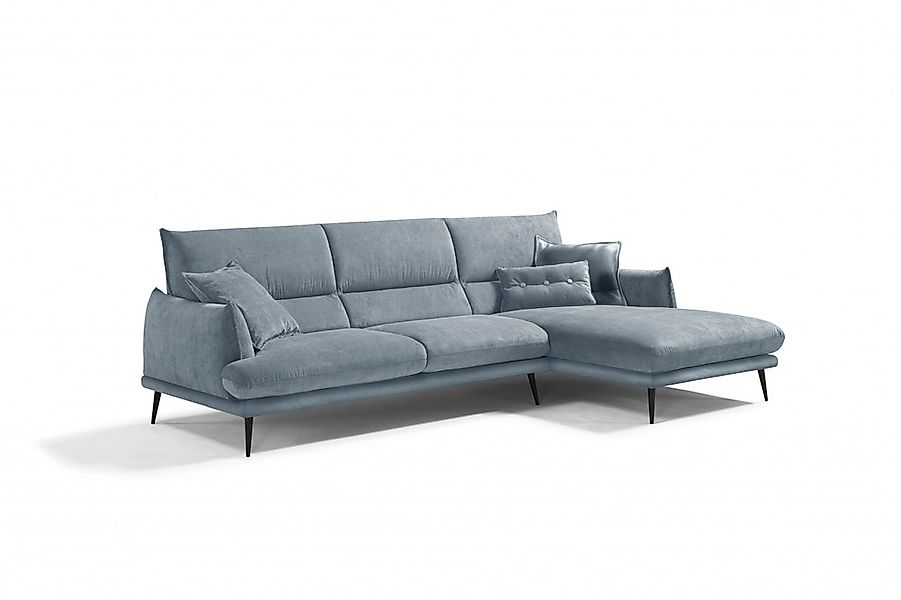 Egoitaliano Ecksofa "FUNNY, hochwertiges & aktuelles Design, bequeme Rücken günstig online kaufen