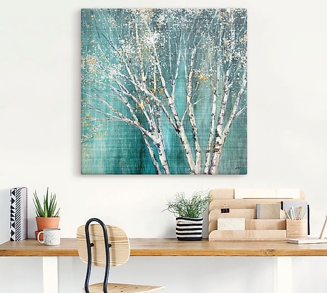 Artland Wandbild »Blaue Birke«, Bäume, (1 St.), als Leinwandbild, Poster, W günstig online kaufen
