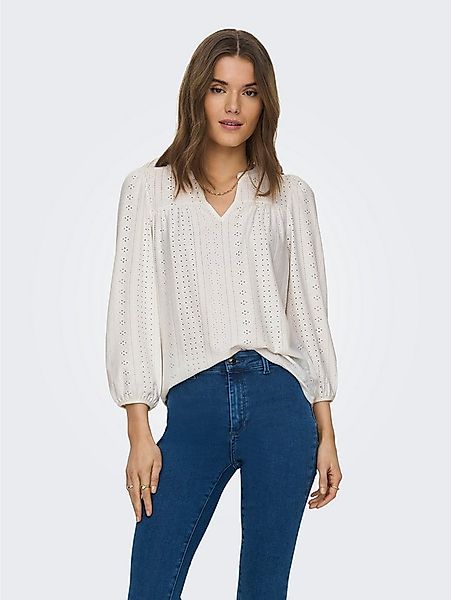 ONLY Blusenshirt ONLSANDRA 3/4 SPLIT TOP JRS günstig online kaufen