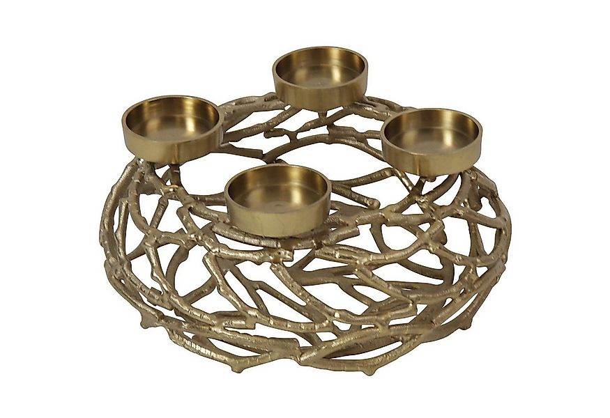 Werner Voß Dekofigur Kranz mit 4 Kerzenhaltern Ø 27 cm günstig online kaufen