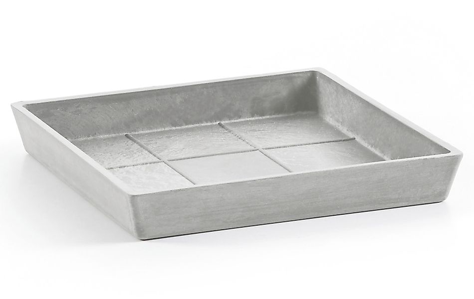 ECOPOTS Topfuntersetzer »Quadratisch 25 Weißgrau« für innen und außen: fros günstig online kaufen