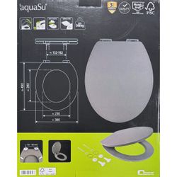 Sitzplatz WC-Sitz Holzkern WC-Sitz mit Absenkautomatik, günstig online kaufen