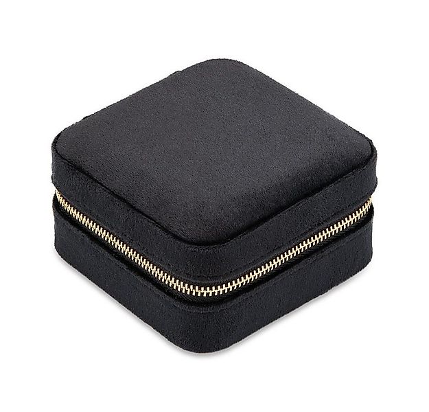 JEWLIX Schmuckkasten Aus schwarzem Samt in Reisegröße 10x10cm GET0047 günstig online kaufen