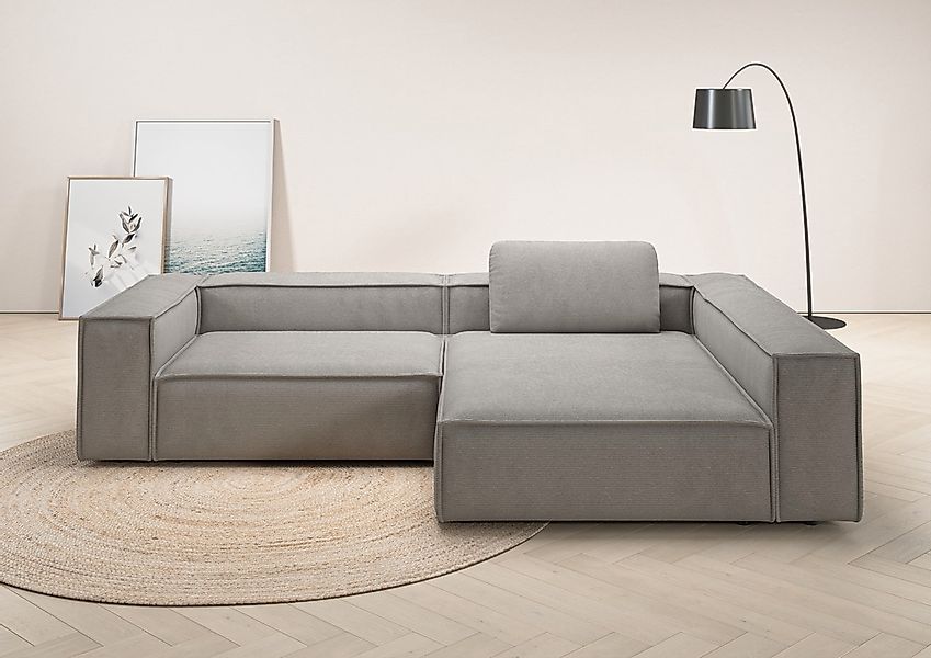 Home affaire Ecksofa "Watertown, moderne XXL L-Form, 306 cm breit" Komforta günstig online kaufen