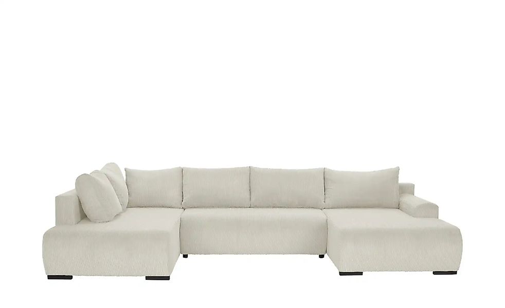 smart Wohnlandschaft  Nelly ¦ beige ¦ Maße (cm): B: 345 H: 85 T: 202.0 Pols günstig online kaufen