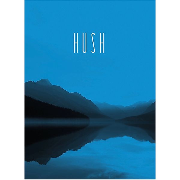 Komar Bild »Word Lake Hush Blue« Natur 1 Stk. tlg. Wandbild zur Dekoration günstig online kaufen