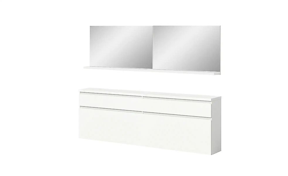 uno Schuhschrank-Set   ¦ weiß ¦ Maße (cm): B: 190 H: 194 Garderoben & Kleid günstig online kaufen