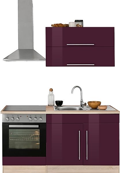 KOCHSTATION Küchenzeile KS-Samos, Breite 160 cm, günstig online kaufen