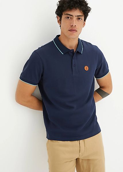 bonprix Poloshirt "Piqué-Poloshirt aus reiner Baumwolle", Piqué-Poloshirt a günstig online kaufen