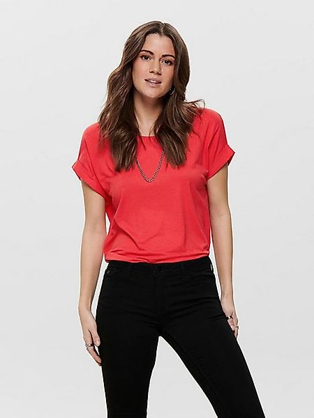 ONLY T-Shirt ONLMOSTER S/S O-NECK TOP NOOS JRS mit Aufschlag am Arm günstig online kaufen